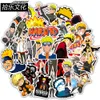 50 pcslot Car Sticker Naruto Anime For Laptop Skateboard Pad Bicycle Motorcycle PS4 Phone Luggage Decal Pvc guitar Stickers4507233