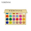 VERONNI Palette di ombretti glitter trucco Pigmented Glitter Shadows Shimmer Cosmetici di bellezza ombretti Palette Set di 24 colori