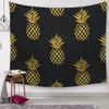 Serie di ananas Arazzi da parete Stampa digitale Ananas Asciugamani da spiaggia Telo da bagno Decorazioni per la casa Tovaglia Cuscinetti per esterni 150 * 130 cm