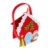 Новый 3D стерео дом подарок на рождественскую елку Снеговик Санта-Клаус лося конфеты сумка сумка рождественские поставки домашней вечеринки декор