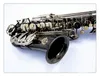 Ny ankomst Suzuki Högkvalitativ altsaxofon EB Tune mässing Black Nickel Surface Sax Musikinstrument med Case Accessories7407487