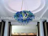 색상 / 크기 사용자 정의 예술적 조명 램프 현대 수공예 유리 샹들리에 천장 조명