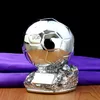 Nowy Ballon d'Or Trophy Football Award Golden Ball Award Trofei Calcio World World Gracz MVP Soccer Fani rzemieślnicze pamiątki Home 225N