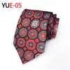 8cm Silk Tie Men Ties Retro British Style Paisley Jacquard Neck Ties Gentleman Cravat Necktie Wedding Handmade Tie Mens Business Tie Stripes