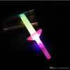 4 Раздел Телескопическая LED Красочные мигающий Glow Меч Детские игрушки проблесковый маячок-Up Стик Concert партии реквизит Бар