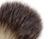素晴らしい理髪サロンシェービングブラックハンドルフェイスひげクリーニングブラシ男性剃毛かみそりブラシ掃除機械工具K0782