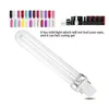 4PC / set 9W Nail UV Gel LED Nail Lample Bulb Tube Replacement Lamp för nageltorkar polsk gelhärdande manikyrverktyg