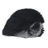 Fashion-Womens Angora Fransform Beeret Fur Beanie Цветочные Береты Подстроированные Skullp Зимняя Шляпа Forbusite