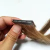 Novo produto fita na extensão do cabelo botão de trama da pele grampo de cabelo na extensão do cabelo imprensa-tipo rápido para usar alta qualidade duplo desenhado