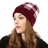 CRUOXIBB Trendy Chunky Stretch Beanie Christmas hat Cable Knit Skull Cap Stylish Slouchy Ski hats for Men & Women