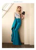 2020 Mermaid Prom Dresses Scoop Neck Beaded Appliqued Bow 34 Long Sleeves Evening Gown Ruffle Backless Floor Length Formal Party 4179168
