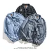 メンズデニムジャケットハイストリートファッションヒップホップ男性ヴィタンジャーアウターウェアコートジャケット秋冬アジアのサイズs-3xl