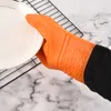 Heat Resistant Microwave Silicone Kitchen Oven Mitt Finger Protector Gloves Microwave Oven Gloves 3 colors good quality