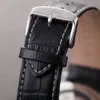 Jaragar Brand Luxury Men Automatiska Självvind Klockor Läderrem Mäns Klockor Militär Klockor Relogio Clock Män Armbandsur