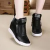 Stövlar lhcgy high klackar skor kvinna mode frans kvinnor sneakers loafers plattform zapatos mujer kvinnlig höst 68851