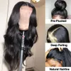 IShow 360 Frontal Wig 10a Body Straight Water Human Hair Spets Front Wigs Brasilianska peruanska Löst djupa lockiga för kvinnor alla åldrar naturlig färg