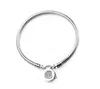 925 Sterling Silver Bracelets 3mm Snake Chain Fit Lock Bangle Bracelet Jewelry Gift For Men Women w79