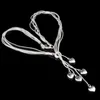 925 Sterling Silver Heart Chokers Colliers Chaînes 1mm 18 Pouces Mode Femmes Pendentif Valentine Cadeau Bijoux Accessoires avec Fermoir Homard