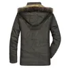 Хлопковая капюшона зимняя куртка Мужчины теплые 6xl Long Parka Jackets Man Coats Casual Murs Dow