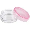 3g 5g Plastic Pot Jar Empty Cosmetic Sample Bottles Container Protable Travel Refillable Small Packaging Bottle Cases