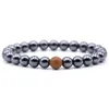 8mm Natural Natural Bead Colorido Ágata Stone Castanhas Pulseiras Para Homens e Mulheres Presente