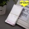 500pcs 10*22cm Clear Transparent Self Adhesive Resealable Opp Food Candy Cookie Jewelry Gift Bags Packing Card Sock Plastic Bag