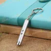 Mini Cat Red Laser Pointer Pen Keyat Chain Funny LED Light Pet Pet Cat Toys Keychain Pointer stylo Keyring For Cats Training Play Toy6106257