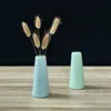 Małe solidne świeże wazony ceramiczne nowoczesne proste wystrój domu suchy kwiat dekoracyjne przedmioty ozdoby mini vase6425529