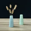 Small solid Fresh Ceramic Vases Modern Simple Living Room Home decor Dry Flower decorative items Ornament Mini vase7242024