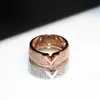 高品質の立方体ジルコニアの結婚指輪