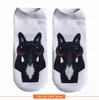 Unisex sokken populaire grappige 3D honden printen korte katoenen sok vrouwen mannen kerstsokken meias femme low gesneden enkelband sokken 50styles