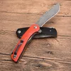 High Quality New 3 Handles Colors Damascus Flipper Folding Knife VG10-Damascus Steel Blade G10 Handle Outdoor Survival Rescue Knives