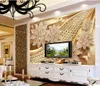 3D Photo 3d Wallpaper Diamond Jewelry Premium Flower Interior Decoration Background Wall Atmosphere Luxury Wall paper