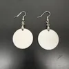 Nieuwigheid Items Nieuwe Sublimatie Oorbel DIY Earring Ronde Dangler Handleiding Lege Eardrop Goed Handwerk voor geschenk door jezelf