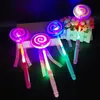 Kolorowe Flash Magic Wand Children Luminous Zabawki LED Lollipop Stick na Christmas Day Girl Chłopiec Prezent