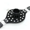 Bondage Faux Leather Slave Harness Studs Gag Fetish Open Bouth Restries #R25