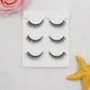 3 Pairs Natural 3D False Eyelashes Beauty Make up Thick Cross Eye Lashes Extension Women Fashion Makeup Tool