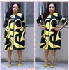 Super Размер Новый Стиль Африканские Женщины Одежда Дашики Мода Печать Ткань Платье Размер L XL XXL 3XL
