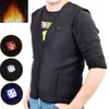 Vinter Electric Heated Vest Tvättbar USB Uppvärmning Waistcoat Termisk fysioterapi Kläder Utomhus Ärmlös Vest Vandring Jacka