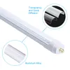 T8 LED Bulb 45W FA8 Single Pin 8 Foot LED Tube Light 96'' 8' AC85-265V SMD2835 100LM/W Bulb Light