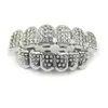 Dents d'or Grillz Strass Brillant Grills Set ICED OUT Dents Hip Hop Bijoux