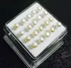 Natural 10 Pairset 925 Silver Filled 6mm Freshwater Pearl Ear Studs Beautiful Jewelry Chinese Exquisite Genuine7696420