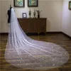 4 Metros Catedral Véu Para O Vestido De Casamento Espumante Satrs Vestido De Noiva Branco Marfim Tule Macio Branco Marfim Tule Uma Camada Com Pente