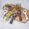 Multifunctional 5 in 1 Beer Bottle Opener Can Kitchen Manual Tool Stainless Steel