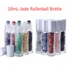 10ML Crushed Stones Essential Oil Bottles Natural Crystal Stone High End Cosmetic Bottle Perfume Storage Bottle