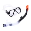 Neue erwachsene männliche und weibliche Weitfeldmaske, Kinder-Taucherbrille, Set mit halbtrockenem Atemschlauch, Schnorchelausrüstung, Brille 2518