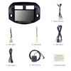 Car Video Radio GPS Mavigation System 10.1 بوصة Android لعام 2007-2011 Toyota RAV4 دعم WiFi USB Rearview Camera DVR SWC