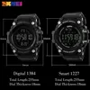 SKMEI Outdoor Sport Smart Watch Mężczyźni Bluetooth Multifunction Watches 5bar Waterproof Digital Watch Reloj Hombre 1227/1384