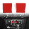 ABS окно автомобиля ключ патч Красный украшения для Jeep Wrangler JL 2018 Up Заводская розетка авто внутренние аксессуары