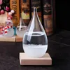 家の装飾天気予報の水晶リズムの滴り形の嵐ガラスの天気予報ボトルクリスマスクラフトアートギフトxdd22499